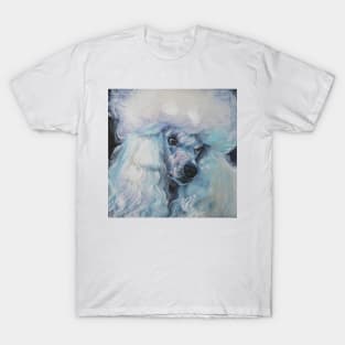 Poodle Fine Art Painting T-Shirt